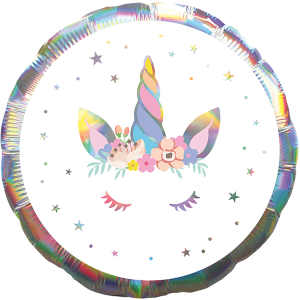 Standard holographic iridescent unicorn