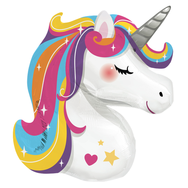 Supershape rainbow unicorn amscan