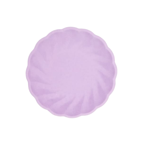 Plates paper vert purple