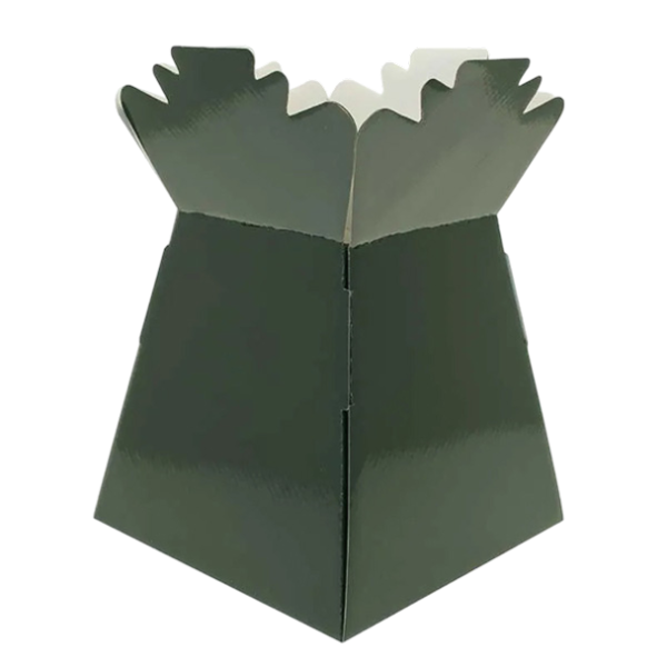 Living vase darck green