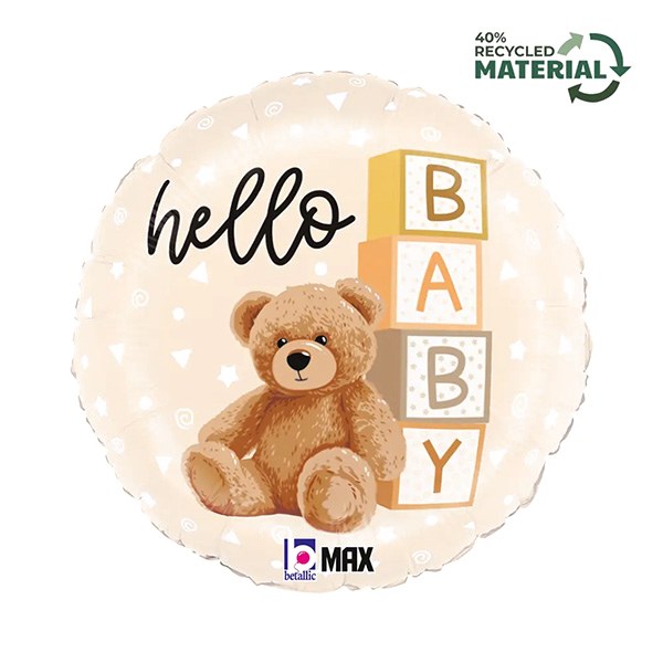 Standard hello baby teddy bear