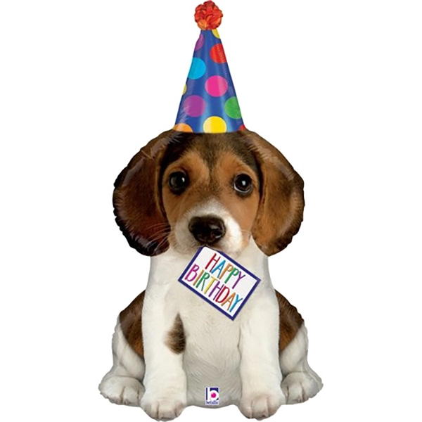 Supershape birthday puppy