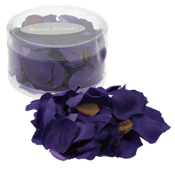 Rose petals deep purple 150 pcs