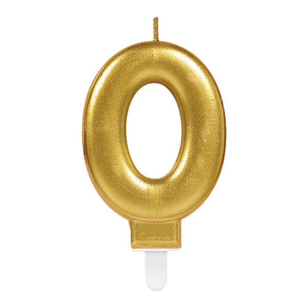 Candle number 0 gold