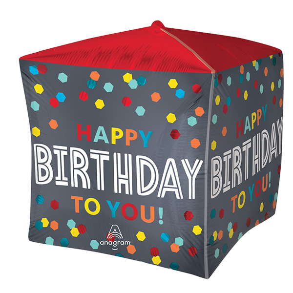 Cubez confetti burst bday