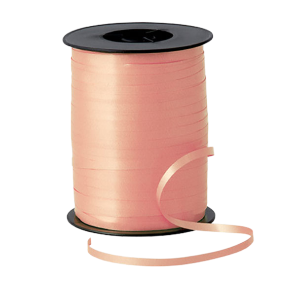 Curling ribbon rose gold