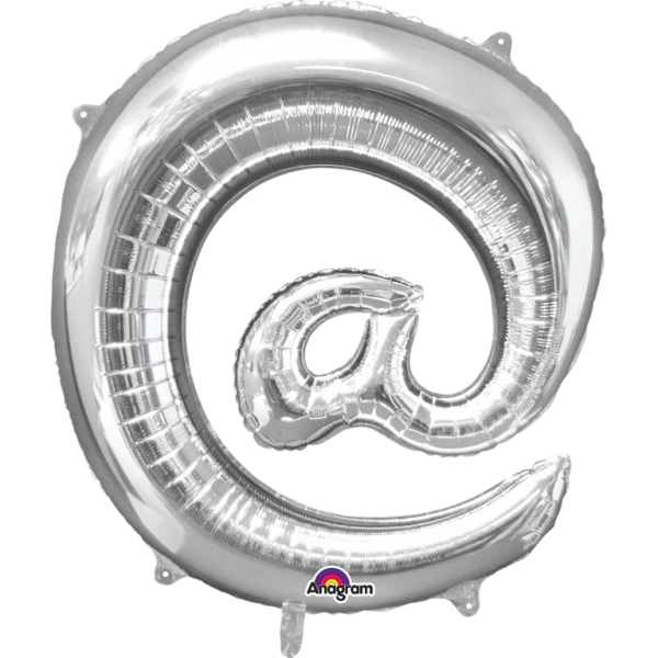 Mini symbol @ silver