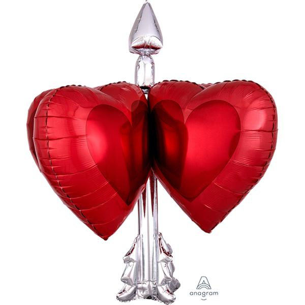 Multiballoon heart arrow