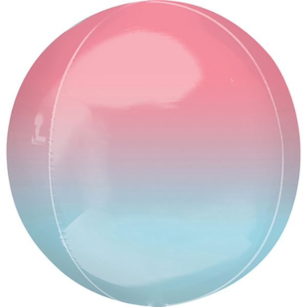 Orbz ombre pastel pink & blue