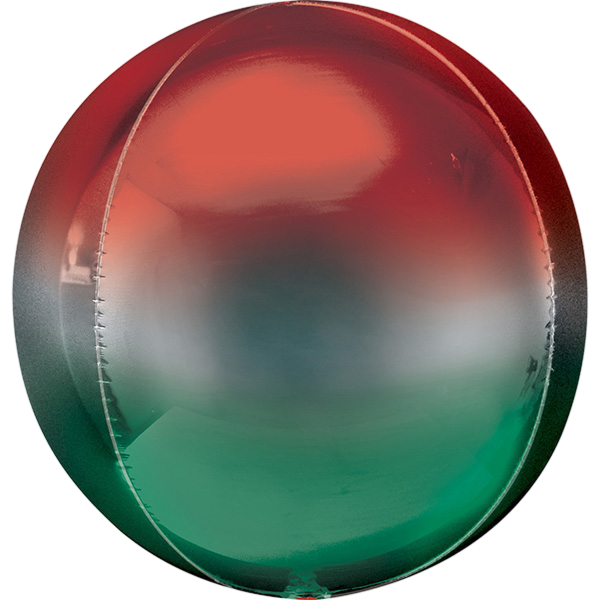 Orbz ombre red & green