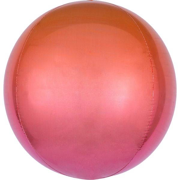 Orbz ombre red & orange