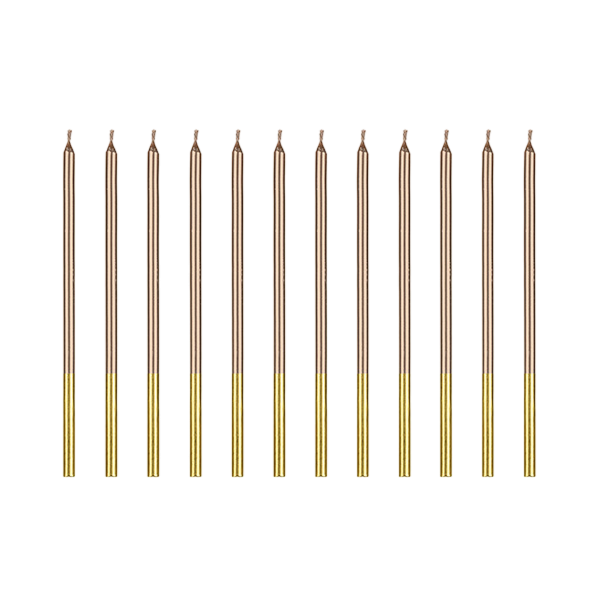 Candle plain rose gold