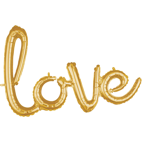 Script phrase love gold