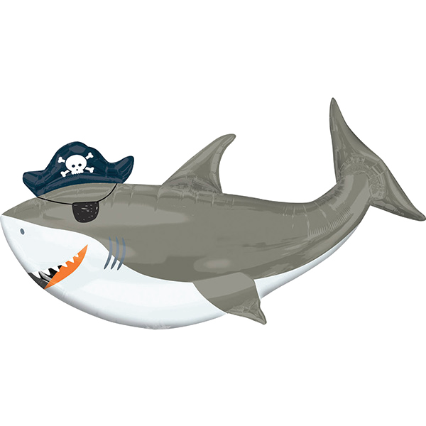 Supershape ahoy birthday shark