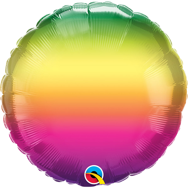 Standard round vibrant ombre