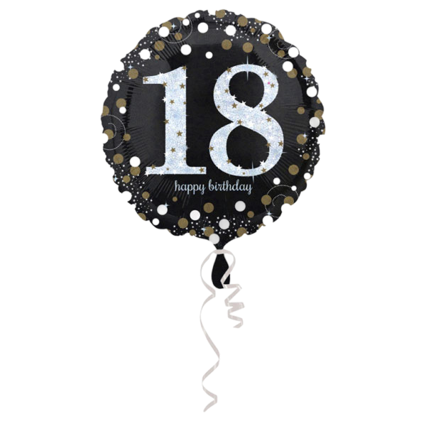 Standard sparkling birthday 18
