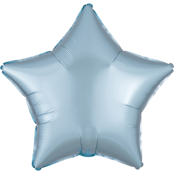 Standard star satin luxe pastel blue