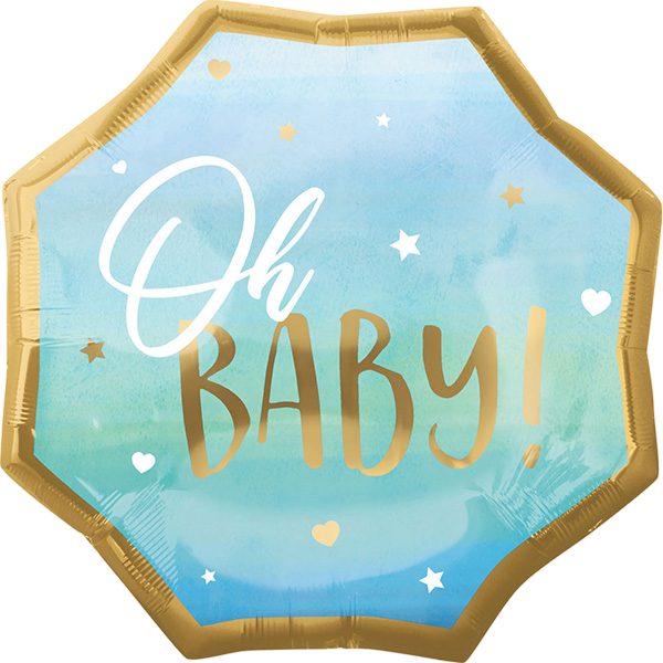 Supershape blue baby boy