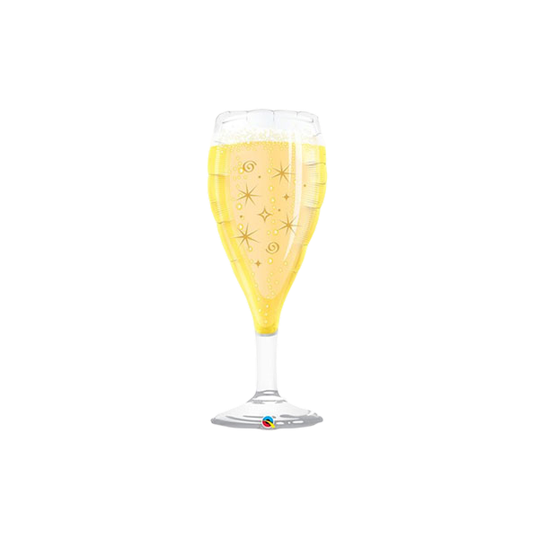 Supershape bubbly wine glass
