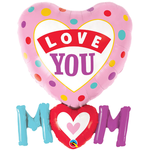 Supershape love you m(heart)m dots
