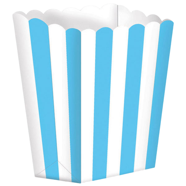 Treat boxes stripes carribean blue