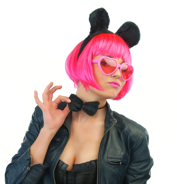 Glasses Hearts Pink