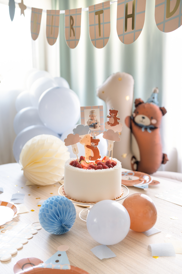 Candle Number 1 Teddy Bear