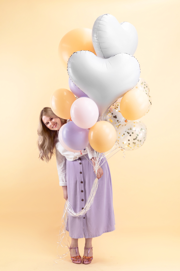 JUMBO HEART WHITE