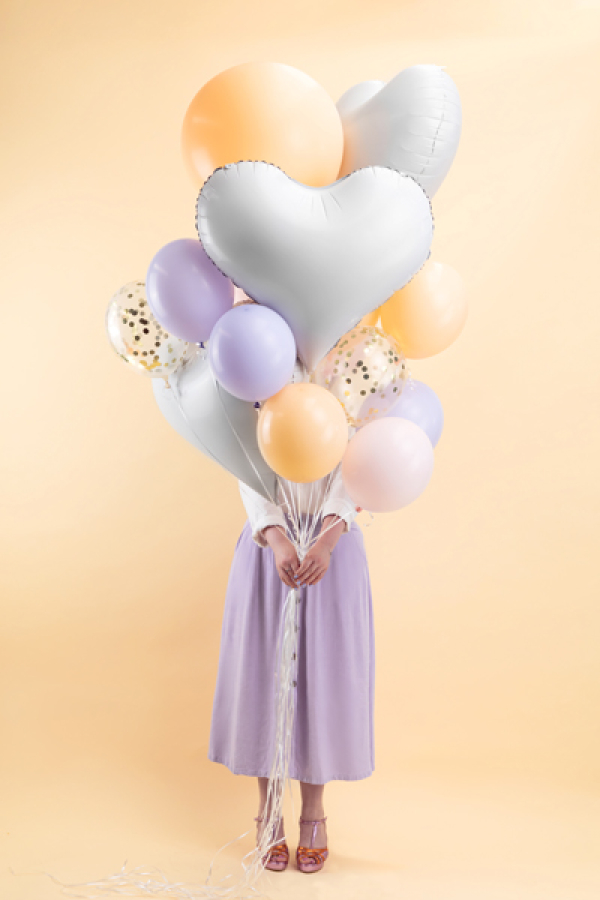 JUMBO HEART WHITE
