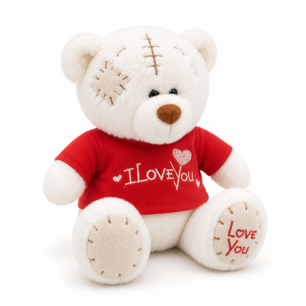 Plisani Meda Love Majica Beli Xl