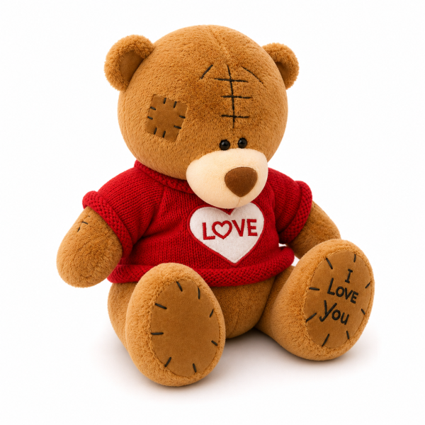 Plisani Meda Love Camel Dzemper Crveni Xl