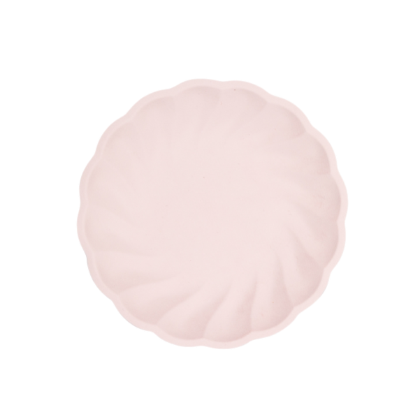 Plates paper vert pink