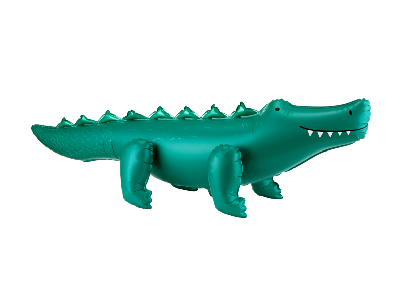 Airfeeld standing crocodile