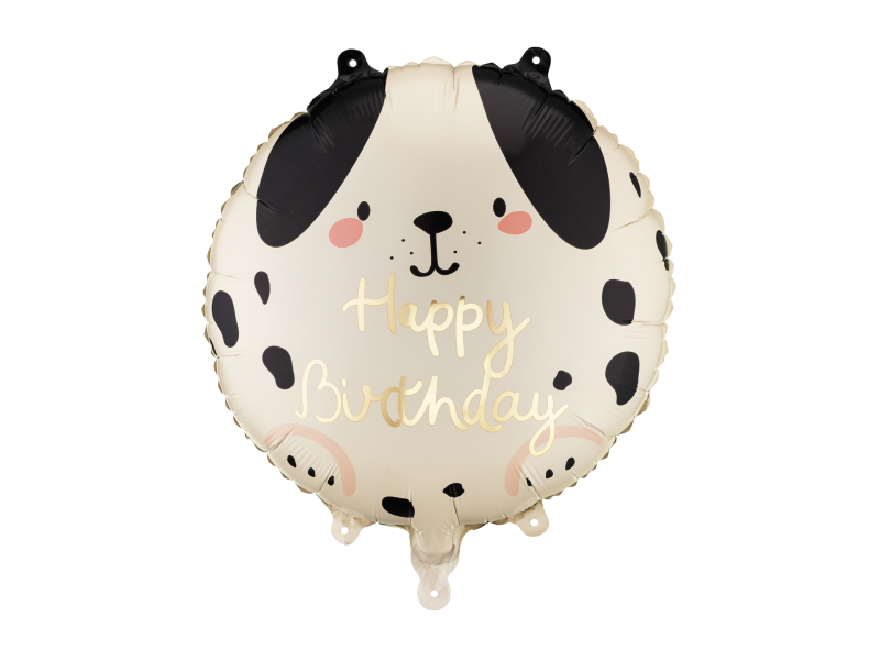 Standard beige dog happy birthday