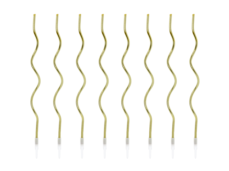 Candle curl gold